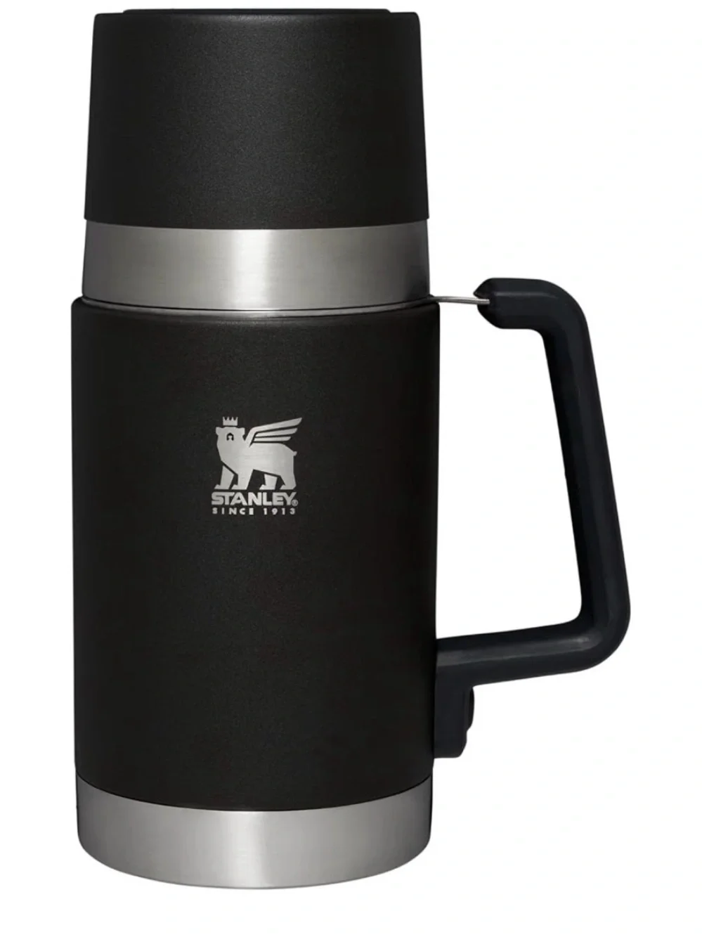 Stanley Black Insulated Travel Mug with Handle 24oz